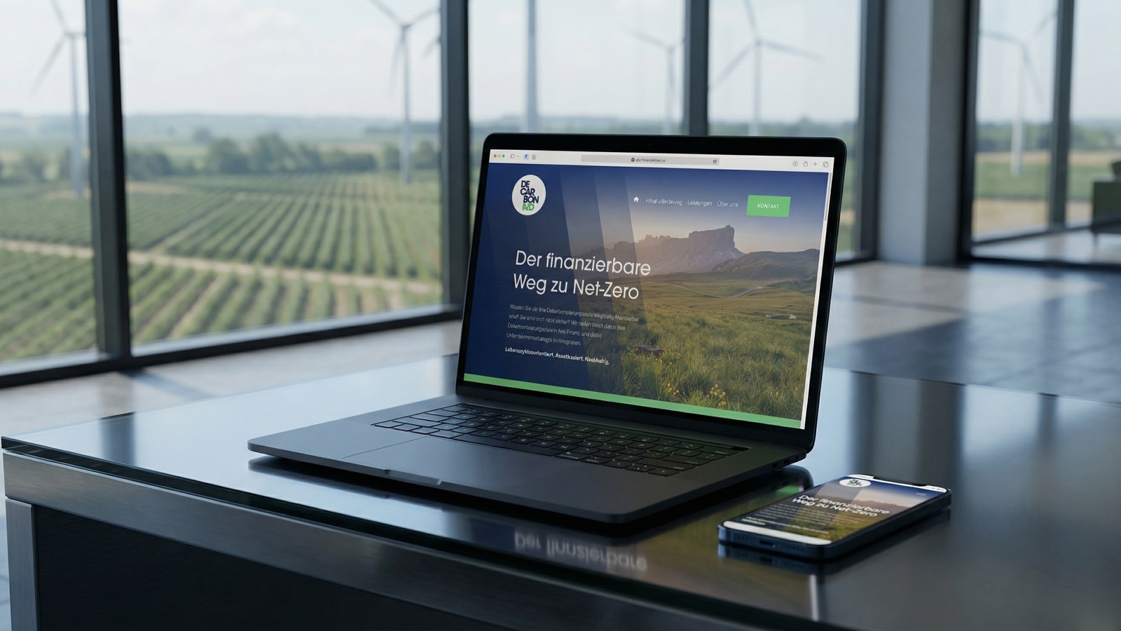 Decarbonaid website — desktop view of the live site