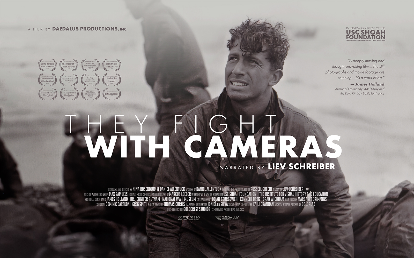 They Fight With Cameras — campaign identity and film poster design by Joniel da Silva